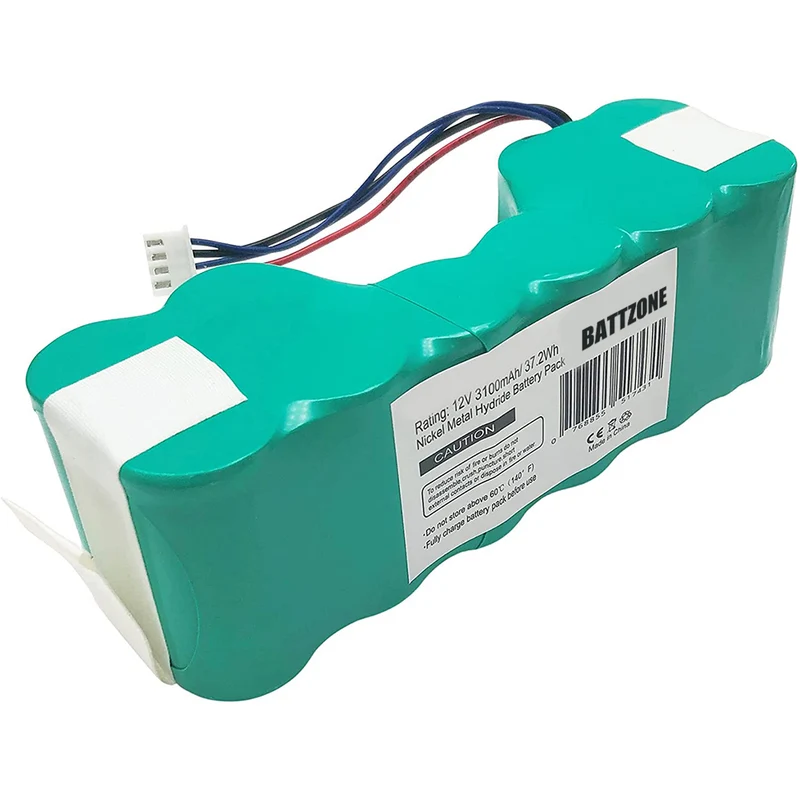 12V 3100mAh Battery Compatible for Ecovacs Robotic Vacuum Sweeper DM88, DD35, DE33, DE35, DG716, DG710, OZMO 610, 901, 902, DD46.11. 12V 3100mAh