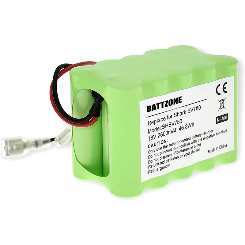 18V 2600mAh Replacement Battery Compatible with Shark SV780-N XB780N SV760 Series SV780N