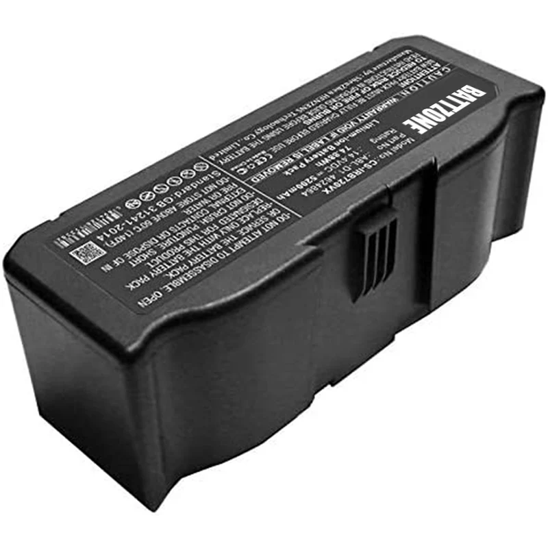 14.4 5200mah Battery 5200mAh Replacement for Irobot Roomba i7+, Roomba E5, Roomba 7550 5150 E515020 E5154 E515840