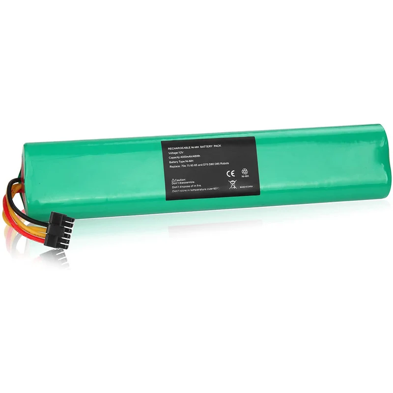 12V 4000mAh Ni-Mh Battery Pack for Neato Botvac Series and Botvac D Series 70e 75 80 85 D75 D80 D85 Robot Vacuum Cleaner