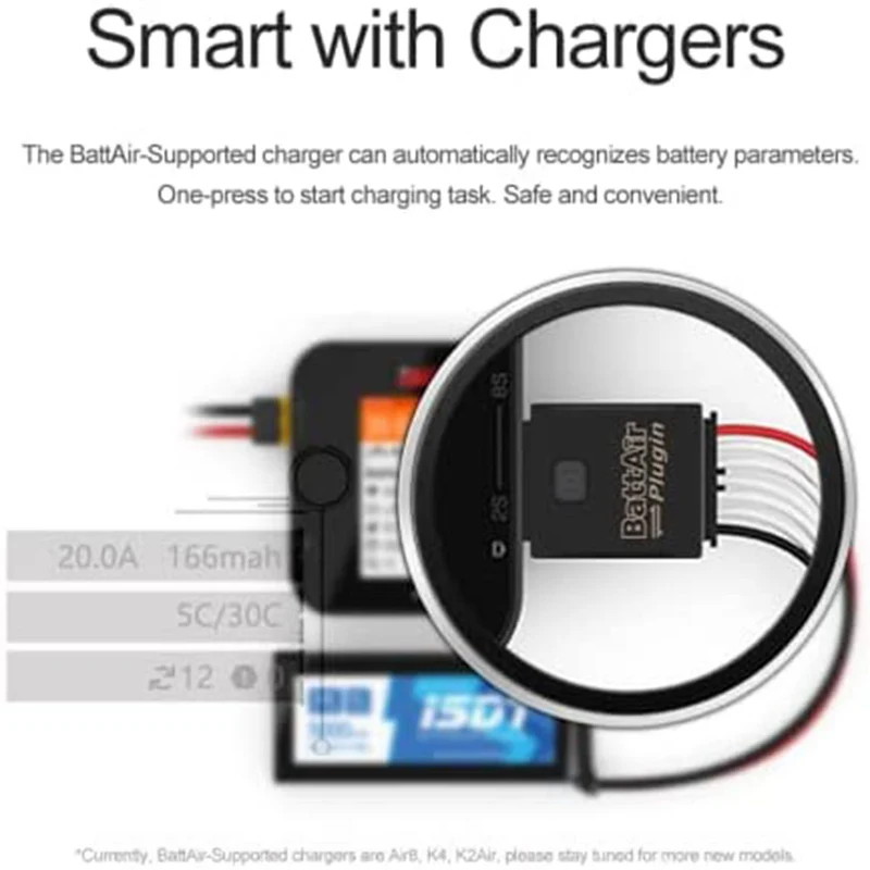 5 pieces BattAir Plugin BMS Smart Controller APP Bluetooth control 5-6S ISDT