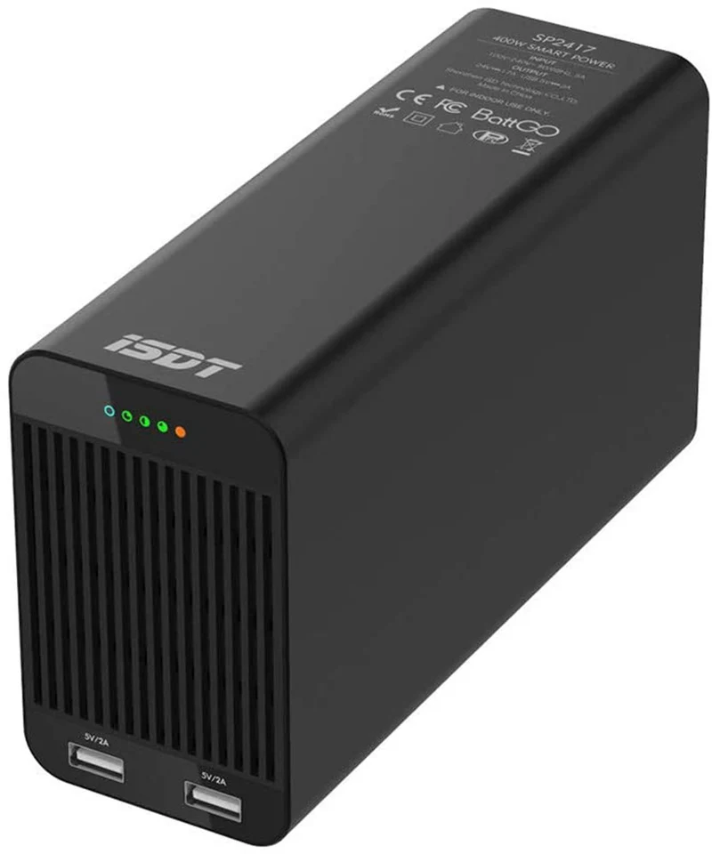 SP2417 ISDT BattGo 400W 17A Smart Power Supply Adapter Power Station Connectors