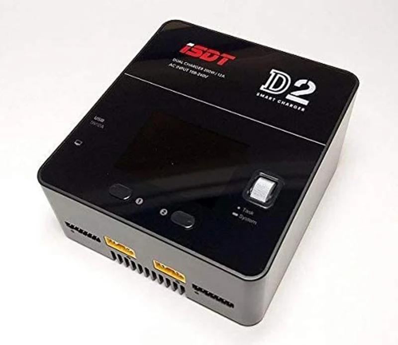 D2 Mark 2 200W 12A ISDT Power Supply Lipo Battery Balance Charger Discharger AC DC Dual for Rc Models 1-6S Li-ion Life NiCd NiMH LiHV PB