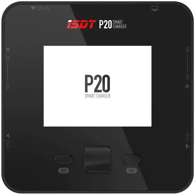 P20 800W 35A ISDT Lipo Battery Balance Charger DC 500WX2 Dual for Rc Models 1-8S Li-ion Life NiCd NiMH LiHV PB