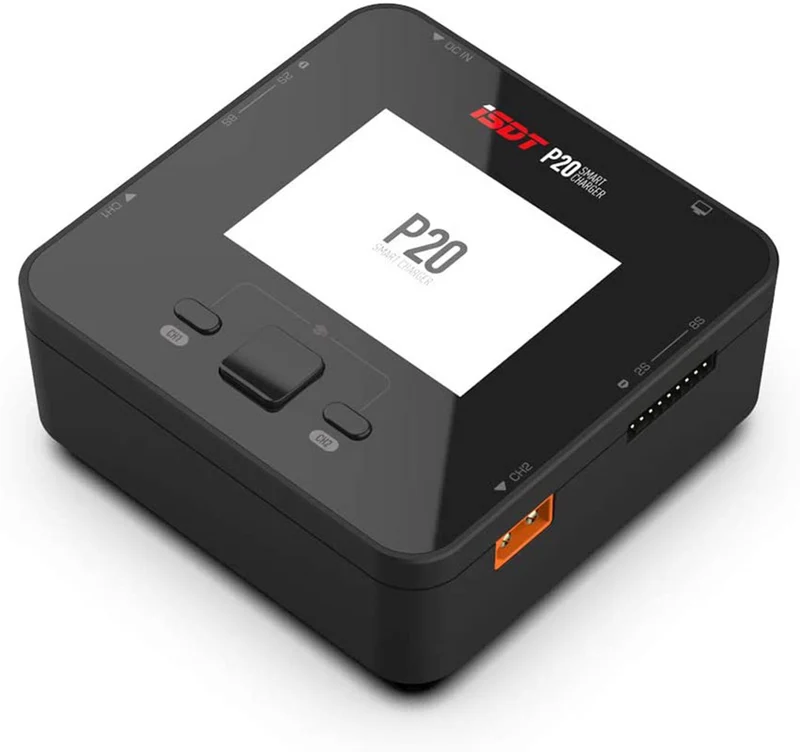 P20 800W 35A ISDT Lipo Battery Balance Charger DC 500WX2 Dual for Rc Models 1-8S Li-ion Life NiCd NiMH LiHV PB