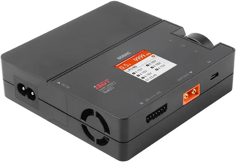 ISDT 608AC AC 50W DC 200W 8A BattGo Smart Battery Charger with Detachable Power Adapter