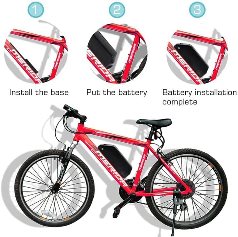52V 20Ah lithium-ion Battery Pack Ebike Battery With 40A BMS USB XT60 For 50W To 1500W Motor S039-5