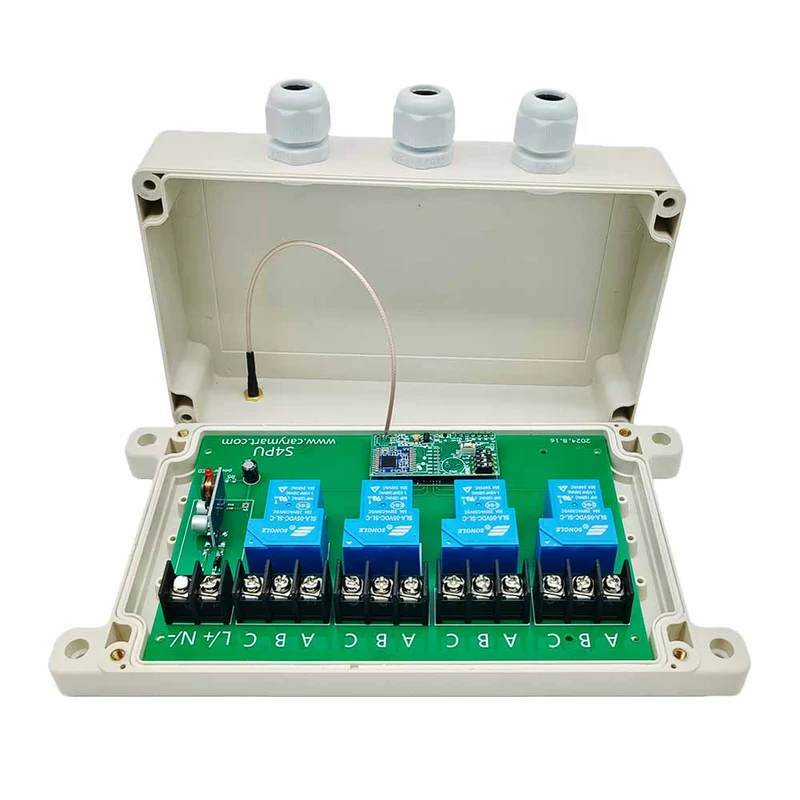 10~80V interrupteur sans fil récepteur 4 voies 30A relais 5 km (Modèle: 0020108)