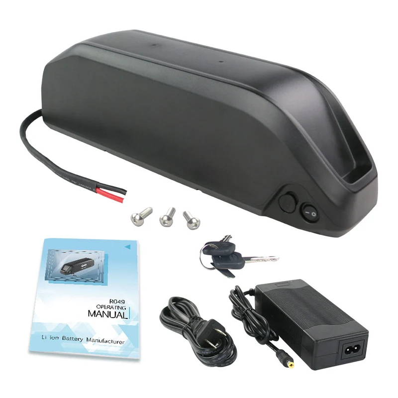 US Stock 48V 13Ah battery black lithium-ion with 30A BMS for Outdoor ebike R049