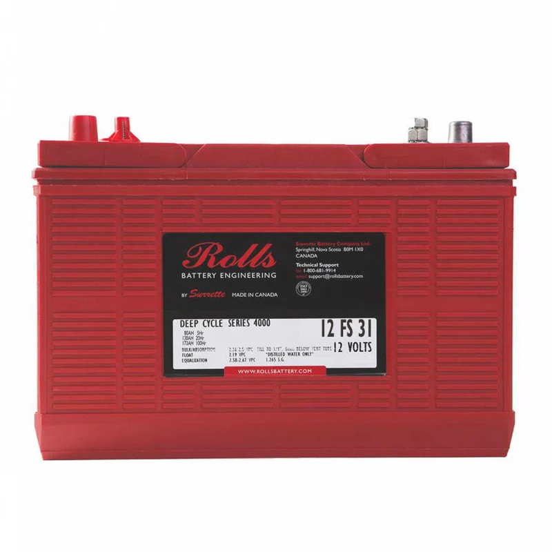 12 FS 31 Deep Cycle Battery Gr 31 DT 12V 130Ah 216RC Rolls