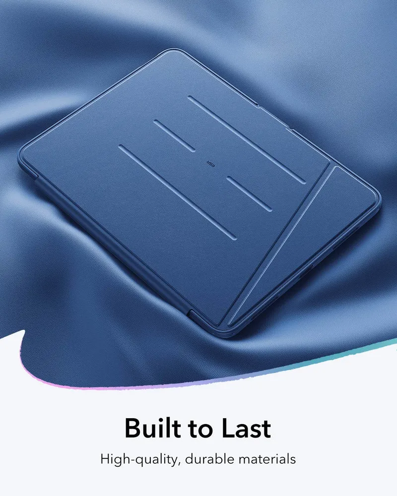 iPad Air 13" (M4) 2026 Bundle Flip Magnetic Case with Pencil Holder & Armorite® Protection - Navy Blue