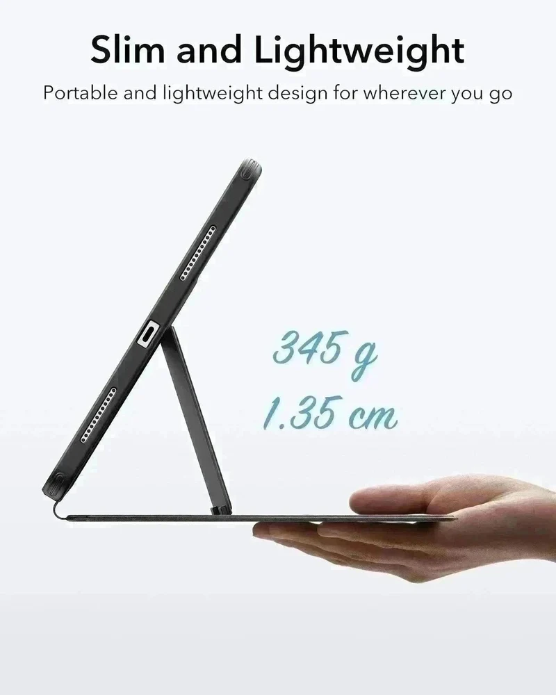 iPad 11" (A16) 2025 Bundle Flip Magnetic Case (Pencil Holder) & Armorite® Pro Screen Protector With UltraFit Tray - Green