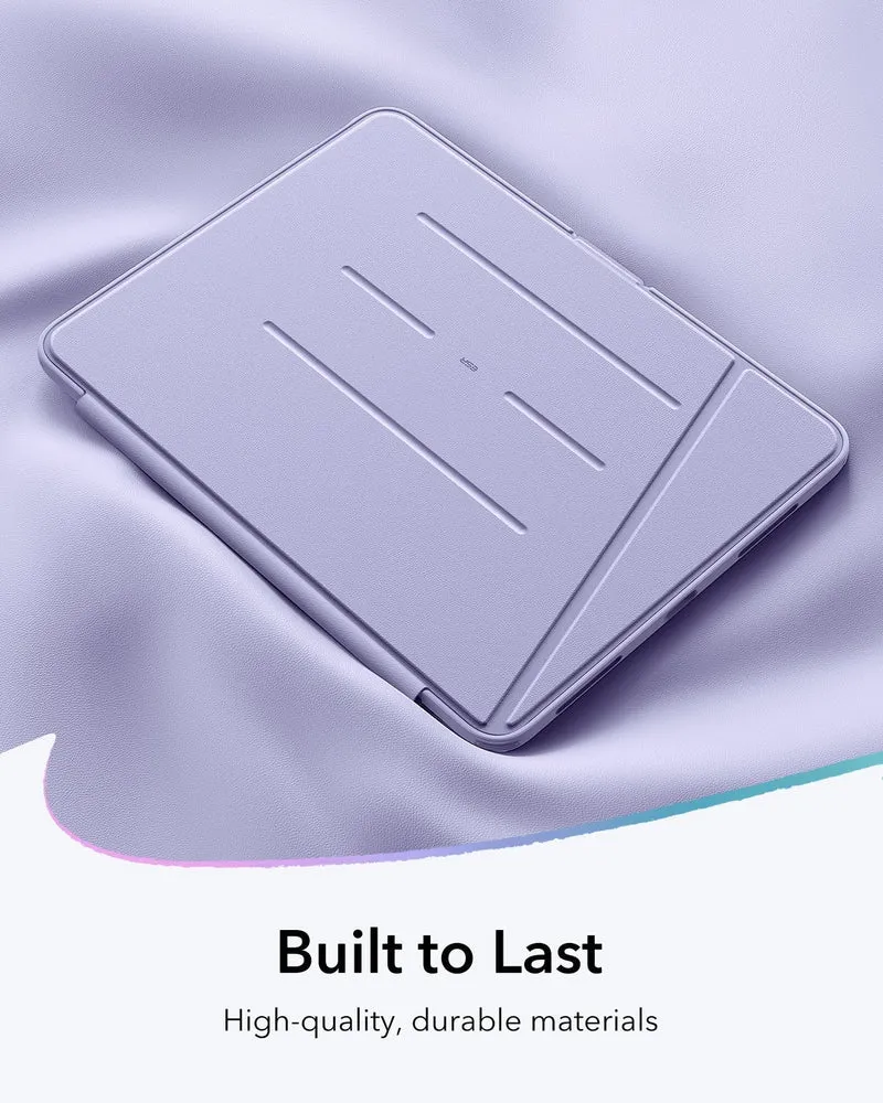 iPad Air 11" (M4) 2026 Flip Magnetic Case with Pencil Holder - Light Purple