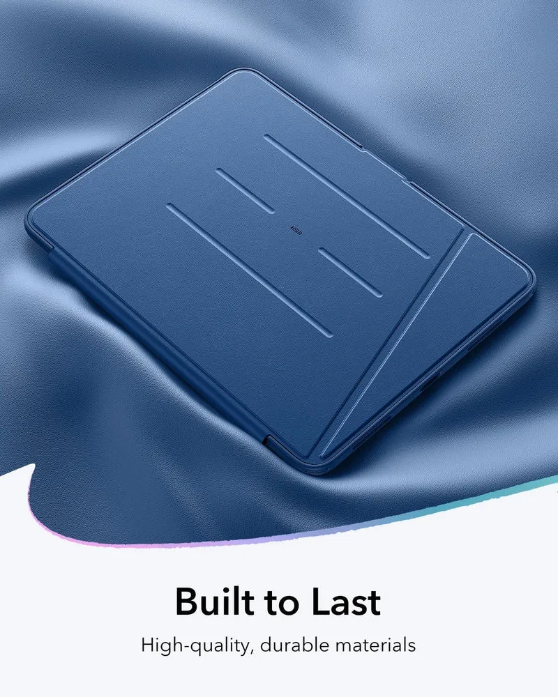 iPad Air 11" (M4) 2026 Flip Magnetic Case with Pencil Holder - Navy Blue