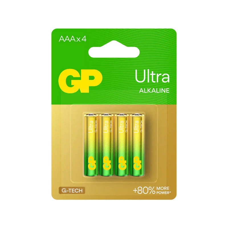 GP24AUETA21-2GSBC4 AAA Alkaline Battery GP Ultra (Pkg of 4)