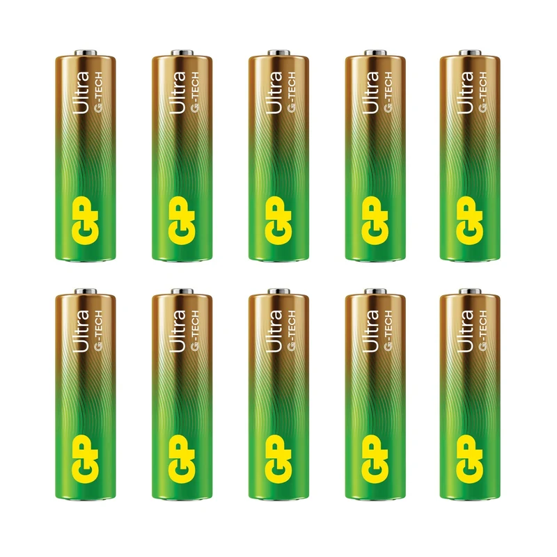 GP15AUETA21-2GNSC10 AA Alkaline Battery GP Ultra (Pkg of 10)