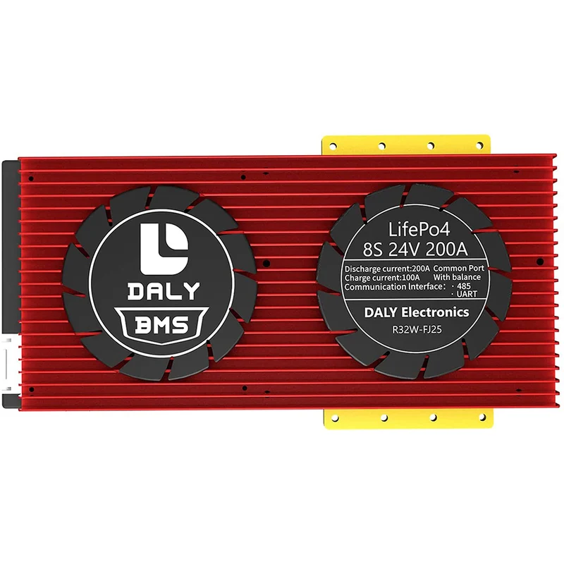 Daly smart bms Lifepo4 8S 24V 200A bluetooth BMS board 32130221