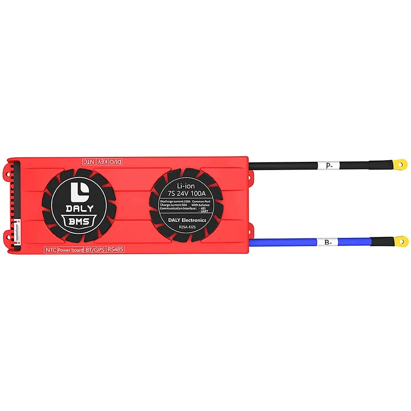 Daly smart bms Li-ion 7S 24V 100A bluetooth BMS FAN board 3365184