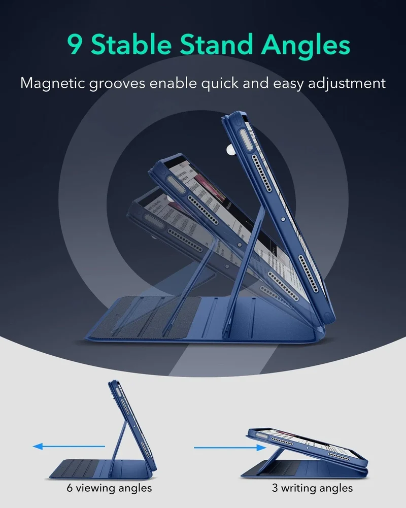 iPad Air 11" (M4) 2026 Shift Magnetic Case - Navy Blue