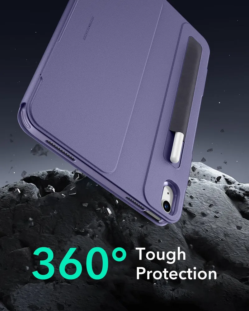 iPad 11" (A16) 2025 Bundle Shift Magnetic Case & Armorite® Pro Screen Protector With UltraFit Tray - Purple