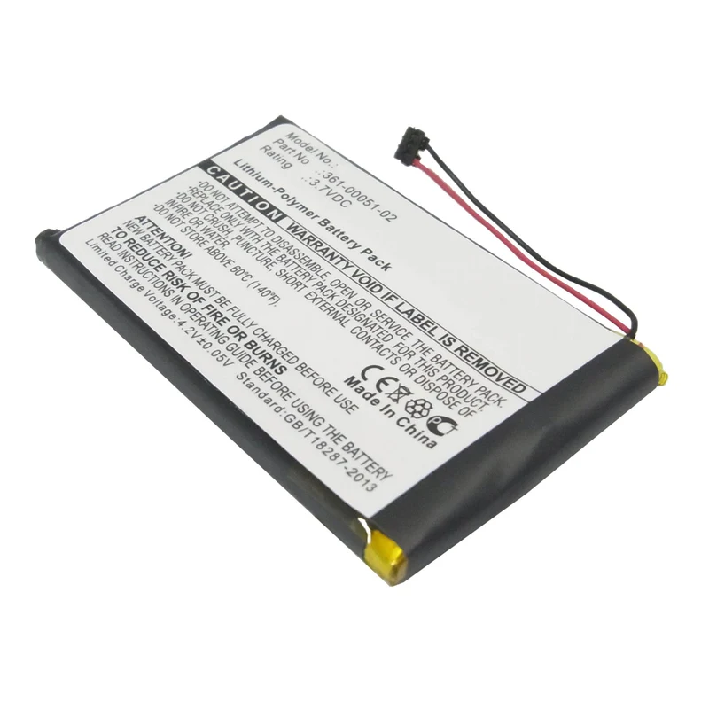 GPS-TGARD560 GPS Replacement Battery — Garmin DEZL 560LMT