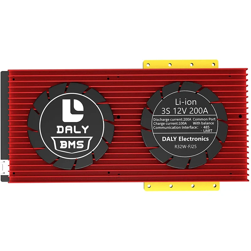 Daly smart bms Li-ion 3S 12V 200A bluetooth BMS board 32 130 221