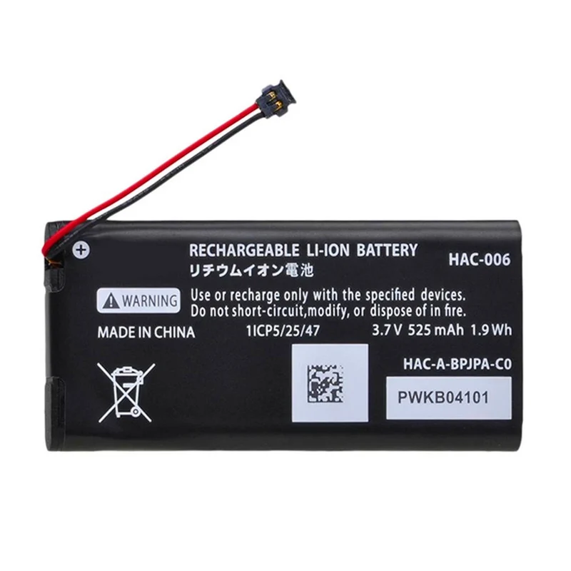 2pcs 525mAh HAC 006 Switch Battery HAC BPJPA C0 HAC A JCR C0 For Nintendo Switch Ns Joy Con controller