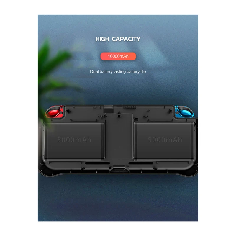 10000mAh battery box power bank, quick charger external battery for Nintend Switch NS NX