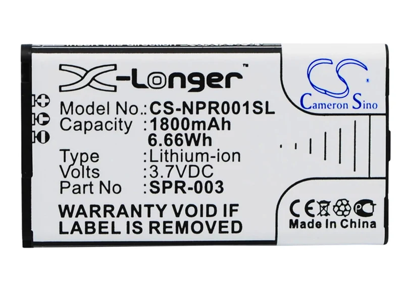 Cameron Sino 1800mAh Battery SPR 003, SPR A BPAA CO for Nintendo 3 DSLL, DS XL 2015, NEW 3 DSLL, SPR 001