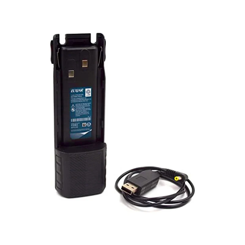 7.4 V 3800 mAh BL 8L Baofeng and BTECH UV 82 series wireless expansion batteries, compatible with GMRS V1, MURS V1