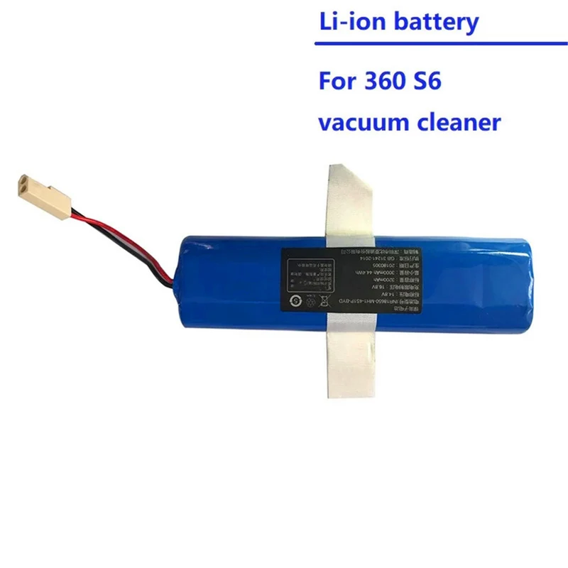 2500mAh Li Ion battery, suitable for 360 sweeping robot S6 accessories spare parts battery