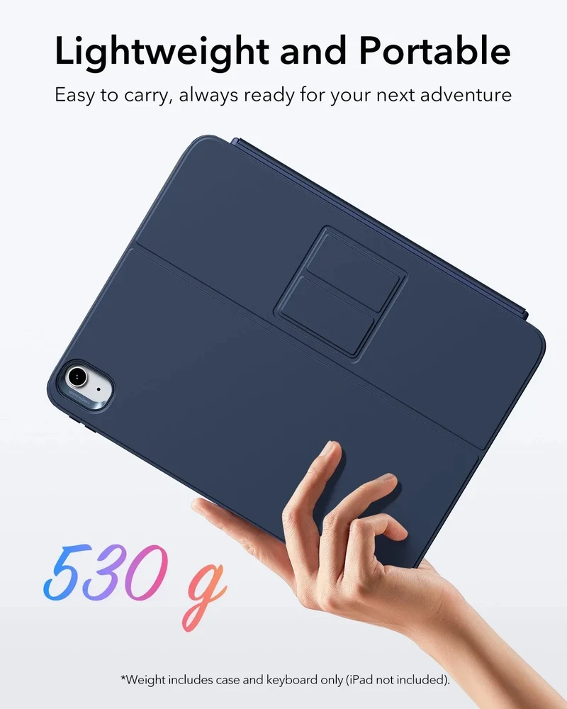 iPad Air 10.9"(5th/4th Gen ) Flex Keyboard Case (Detachable)- US Layout-Blue