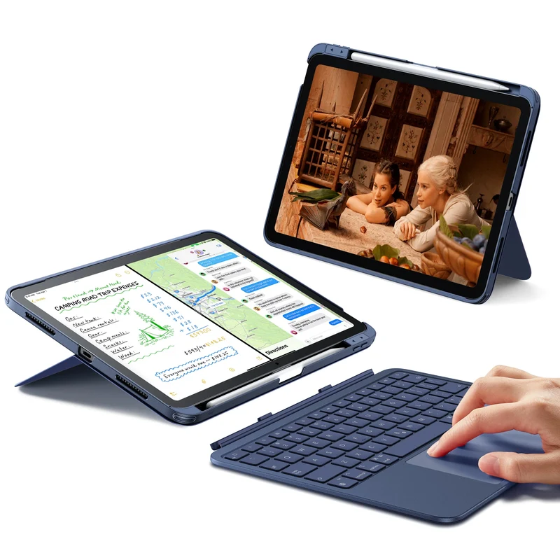 iPad Air 10.9"(5th/4th Gen ) Flex Keyboard Case (Detachable)- US Layout-Blue