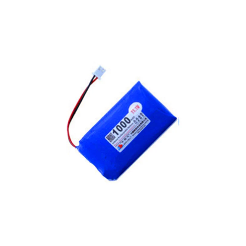 2pcs 11.1V 1000mAh parallel thickened XH2.54 inverted connector 802540 polymer lithium battery pack