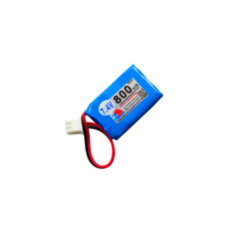 2pcs 7.4V 800mAh XH2.54 inverted plug 702535 bluetooth wireless device digital polymer lithium battery