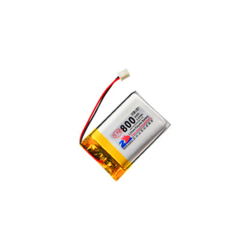 4pcs 3.7V 800mAh XH2.54 inverted plug 702535 bluetooth wireless device digital polymer lithium battery