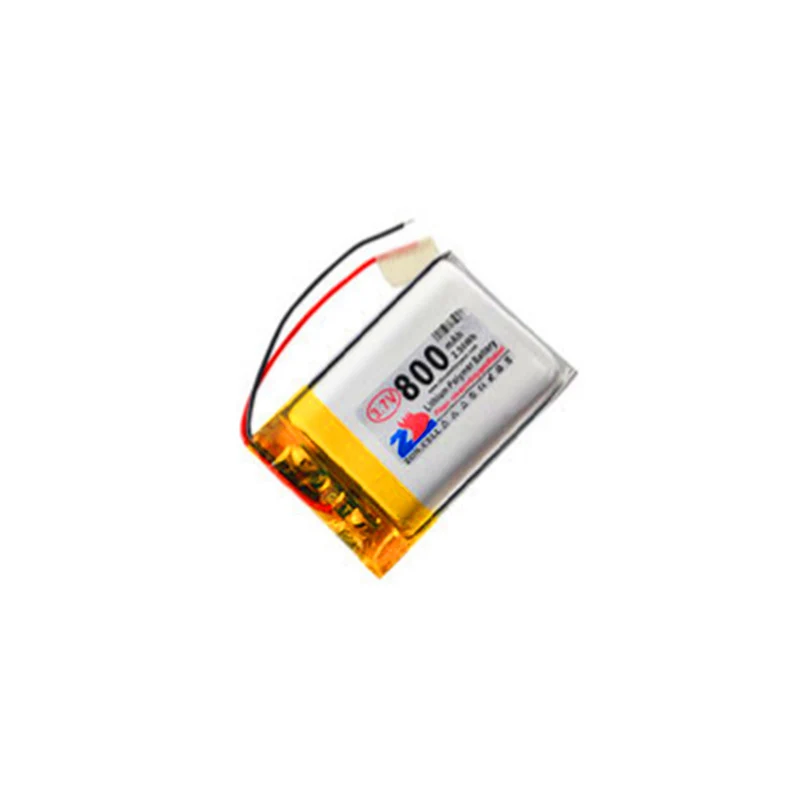 4pcs 3.7V 800mAh without plug 702535 Bluetooth wireless device digital polymer lithium battery
