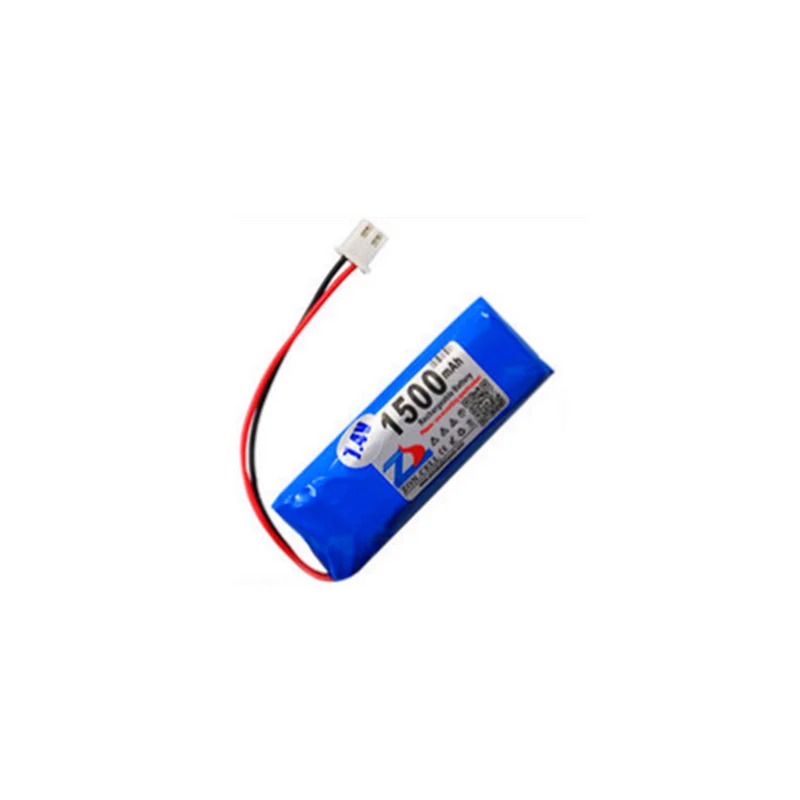 2x 1500mAh 7.4V XH2.54 Reverse Male Blue Sleeve 102050 Lithium Polymer Battery for Portable Devices