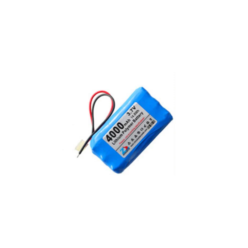 2x 4000mAh 3.7V socket only without plug 102050 lithium polymer battery for portable devices and instruments