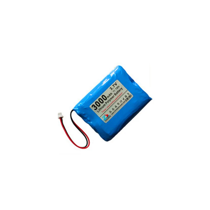 2x 3000mAh 3.7V MX1.25 Positive Plug 104050 Lithium Polymer Battery for Portable Devices and Instruments