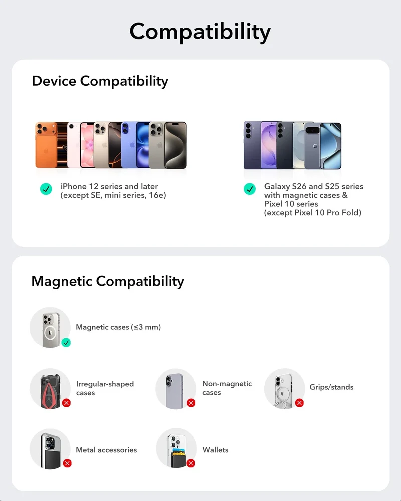 25W CryoBoost Magnetic Car Charger and AirPods Pro 3 FlickLock Case Bundle - Black&Dark Red