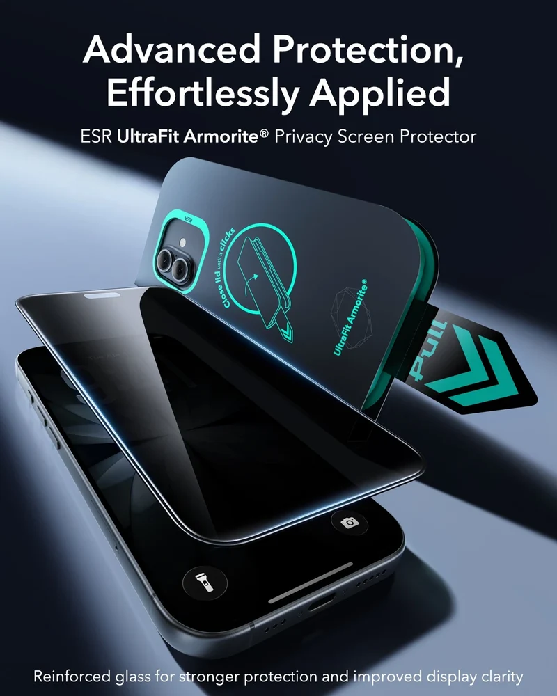 iPhone 17 UltraFit Armorite®️ Privacy Screen Protector - 2 Pack