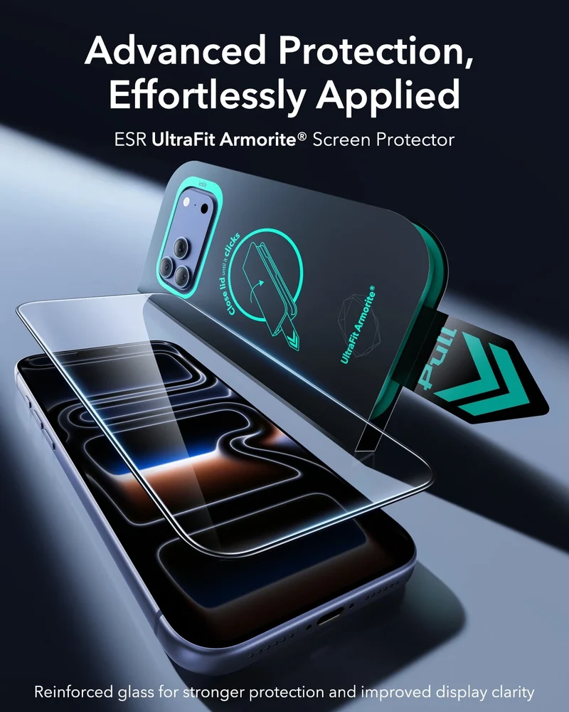 iPhone 17 Pro Max UltraFit Armorite®️ Screen Protector - 2 Pack