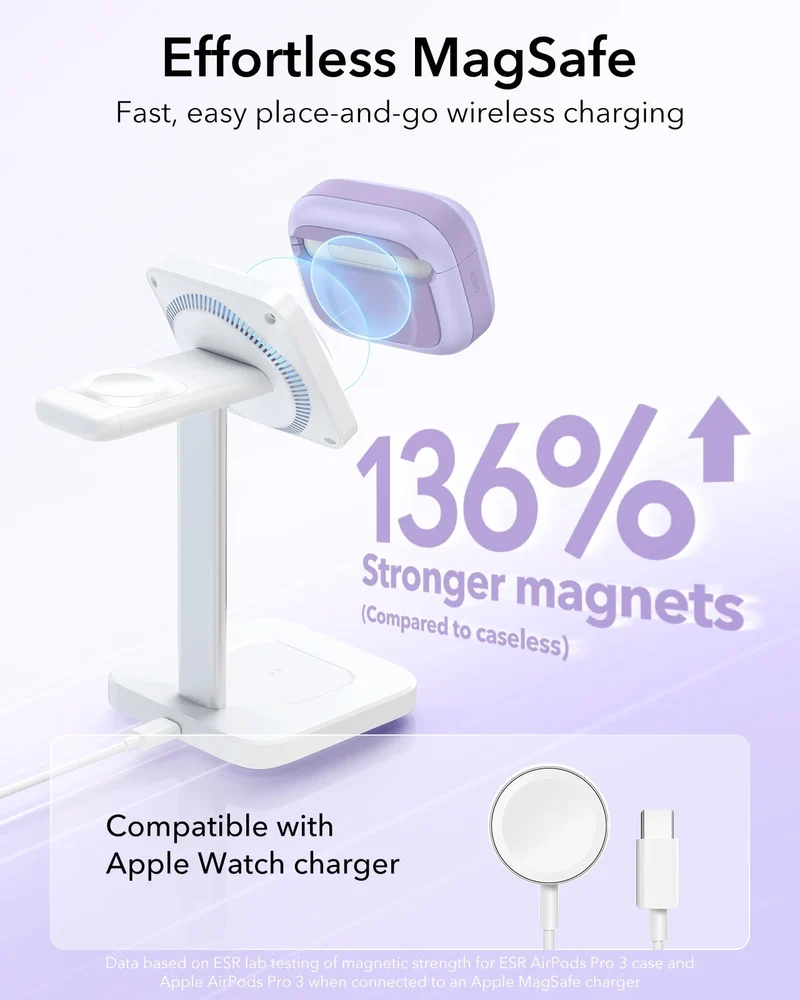 AirPods Pro 3 Pulse FlickLock Magnetic Case - Purple
