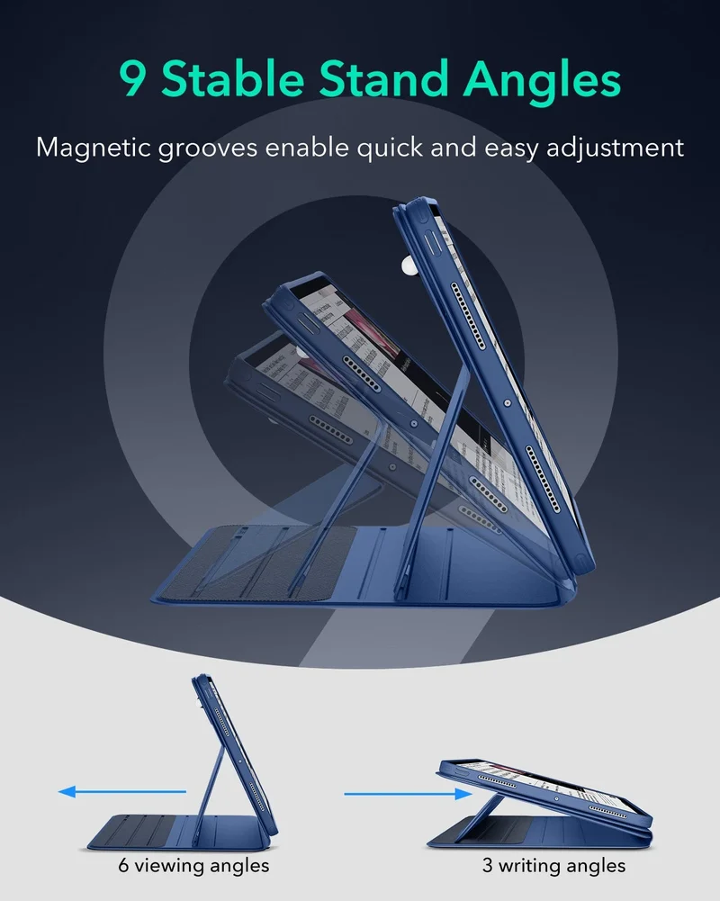 iPad Pro 13″ (2025) Shift Magnetic Case with Pencil Bundle - Navy Blue