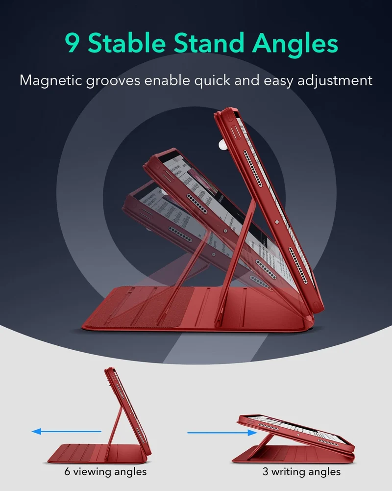 iPad Pro 13″ (2025) Shift Magnetic Case with Pencil Bundle - Red