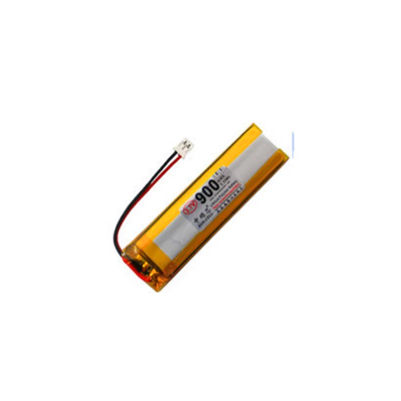 2x3.7V PH2.0 inverted plug 900mAh 701658 polymer lithium battery