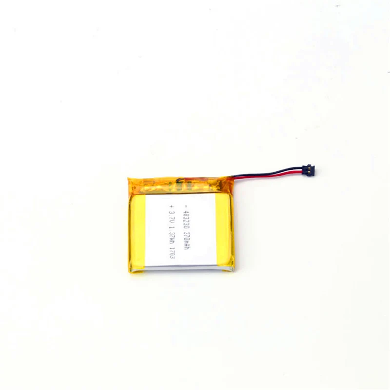 403230-3.7 V-370 mAh high temperature resistant 80 ℃ discharge, car smartbox GPS locator battery