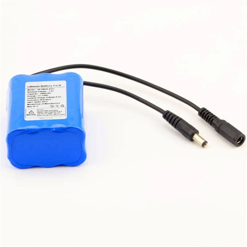 2S3P-7.4V-7800mAh battery for energy storage lighting of medical devices