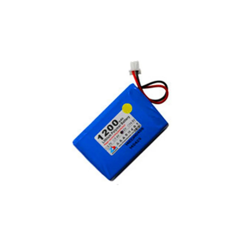 2x11.1V 1200mAh three-strand XH2.54 inverted connector 523450 polymer lithium battery